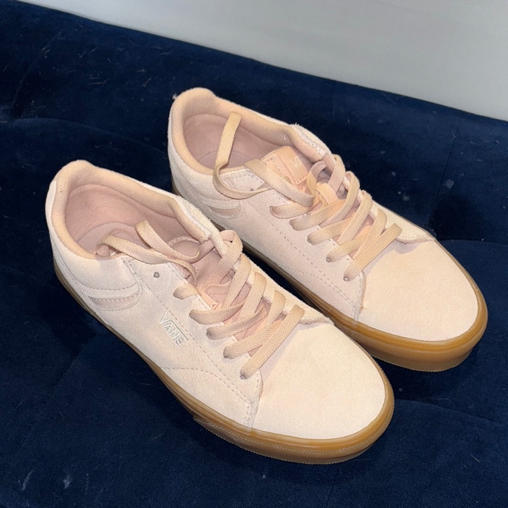 Vans Pink Sneakers with Gum Sole - NEW, NEVER USED